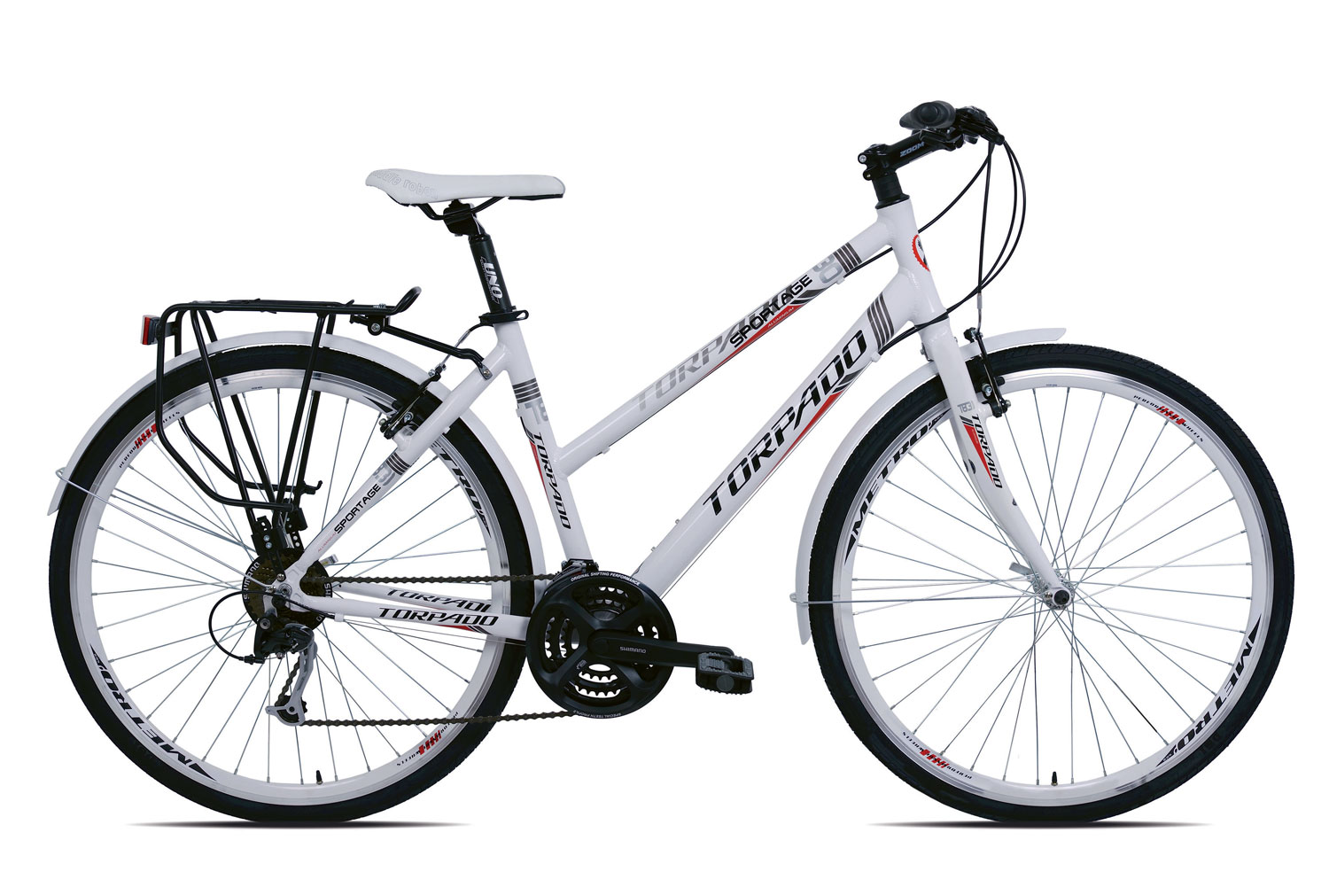 City Bike Trekking Torpado Sportage Donna V Bianco