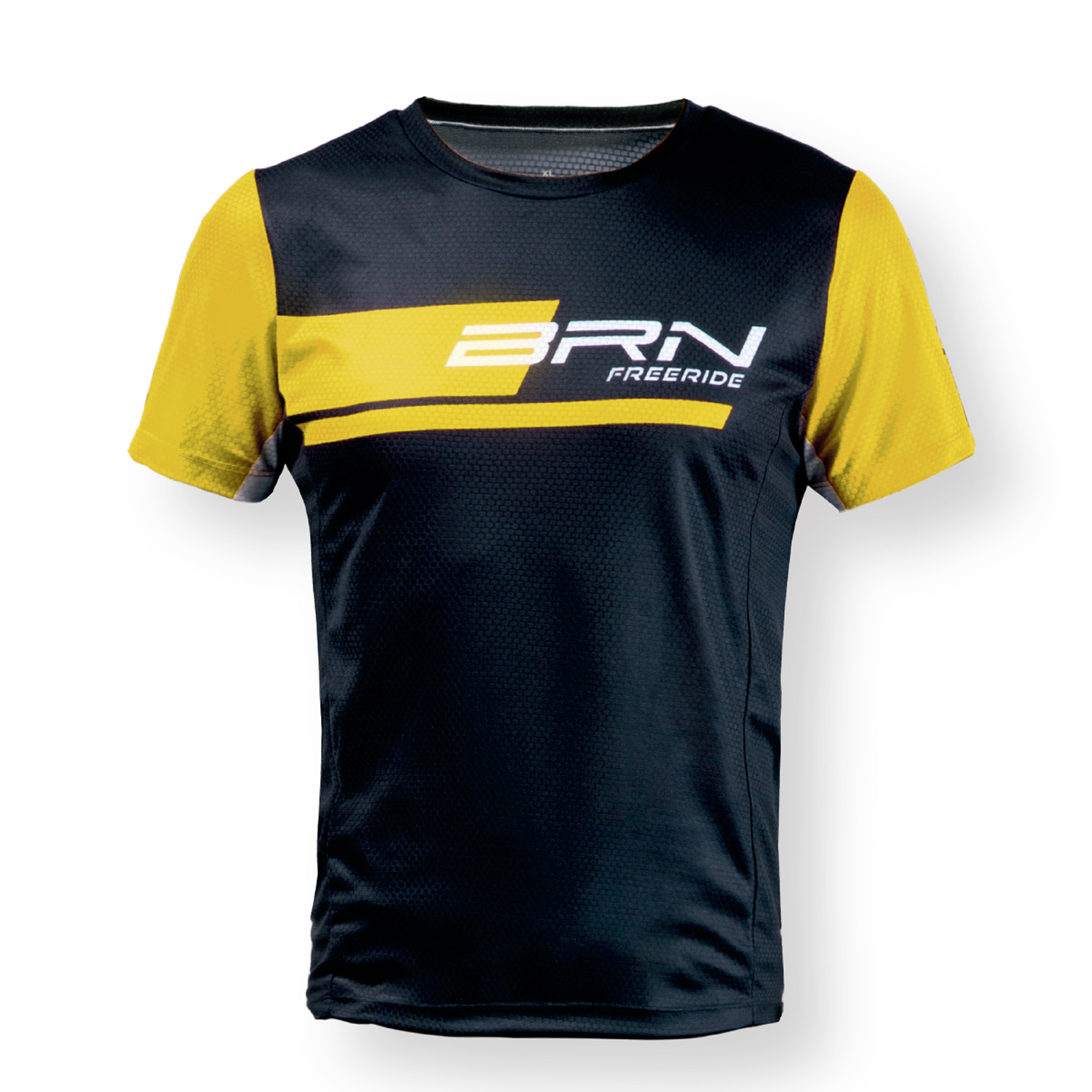  MAGLIA BRN FREERIDE NERA-GIALLA