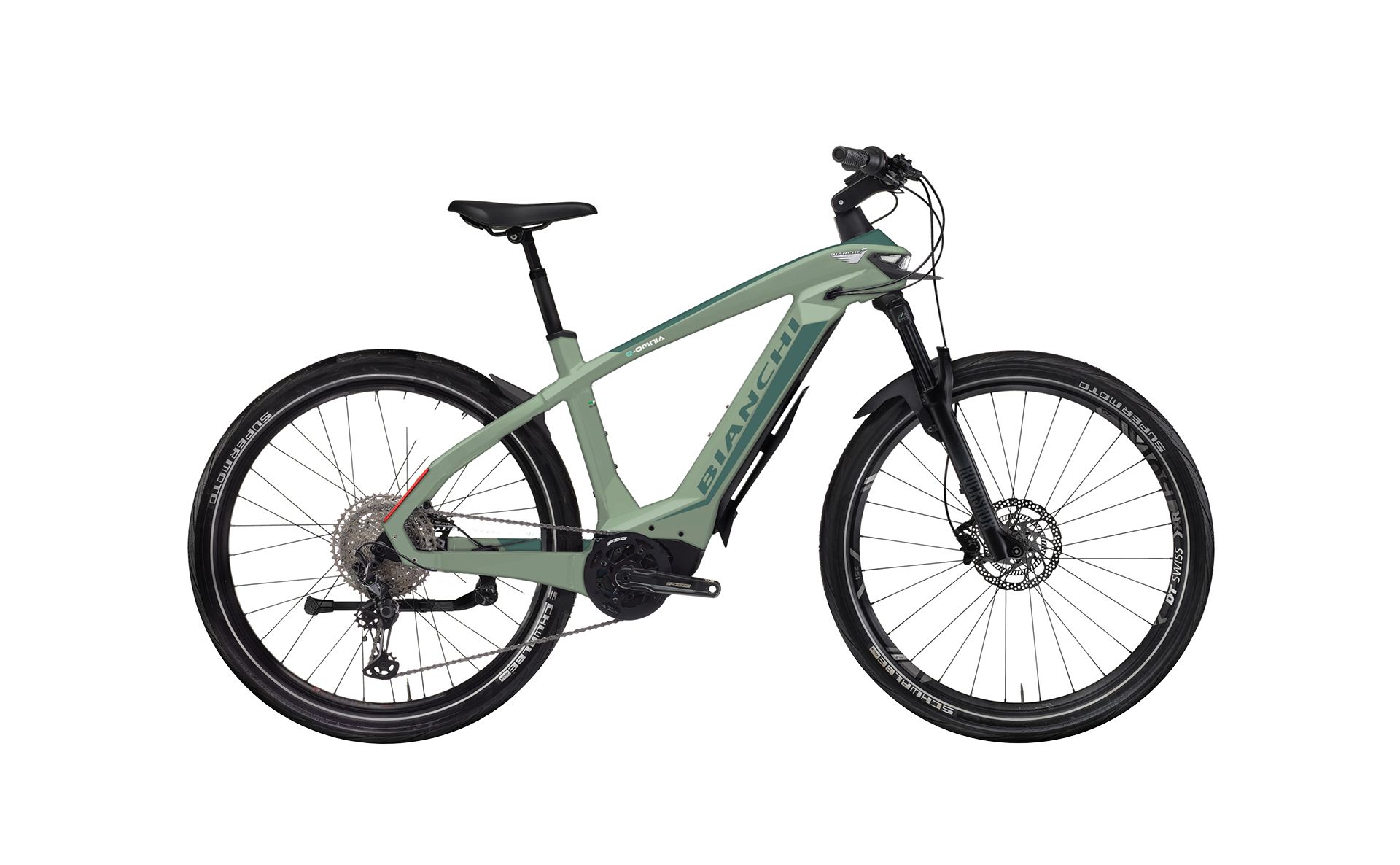 Bianchi E-Omnia X-Type HT 29 Sram 12V Verde Salvia