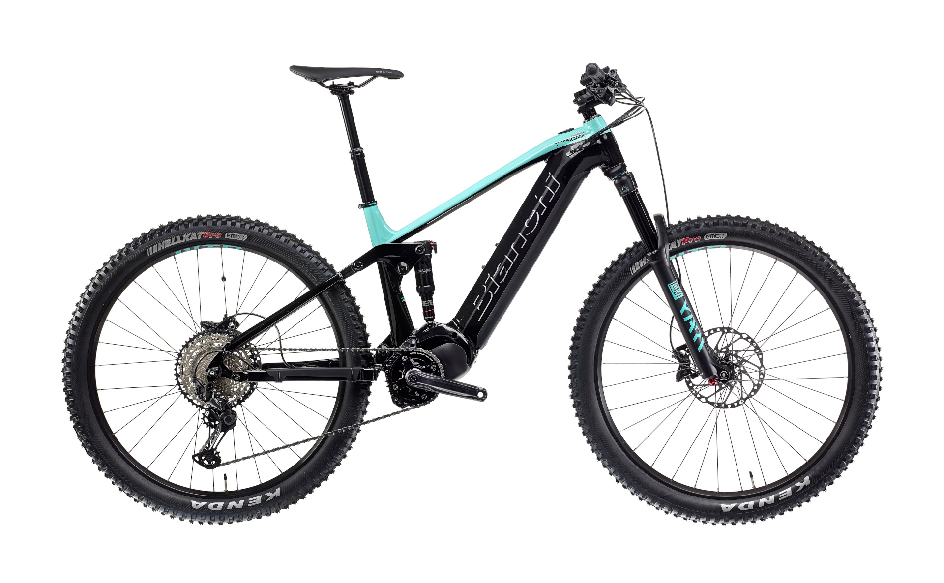 Bianchi T-Tronik Rebel 9.1 12v XT-Deore Nero Celeste