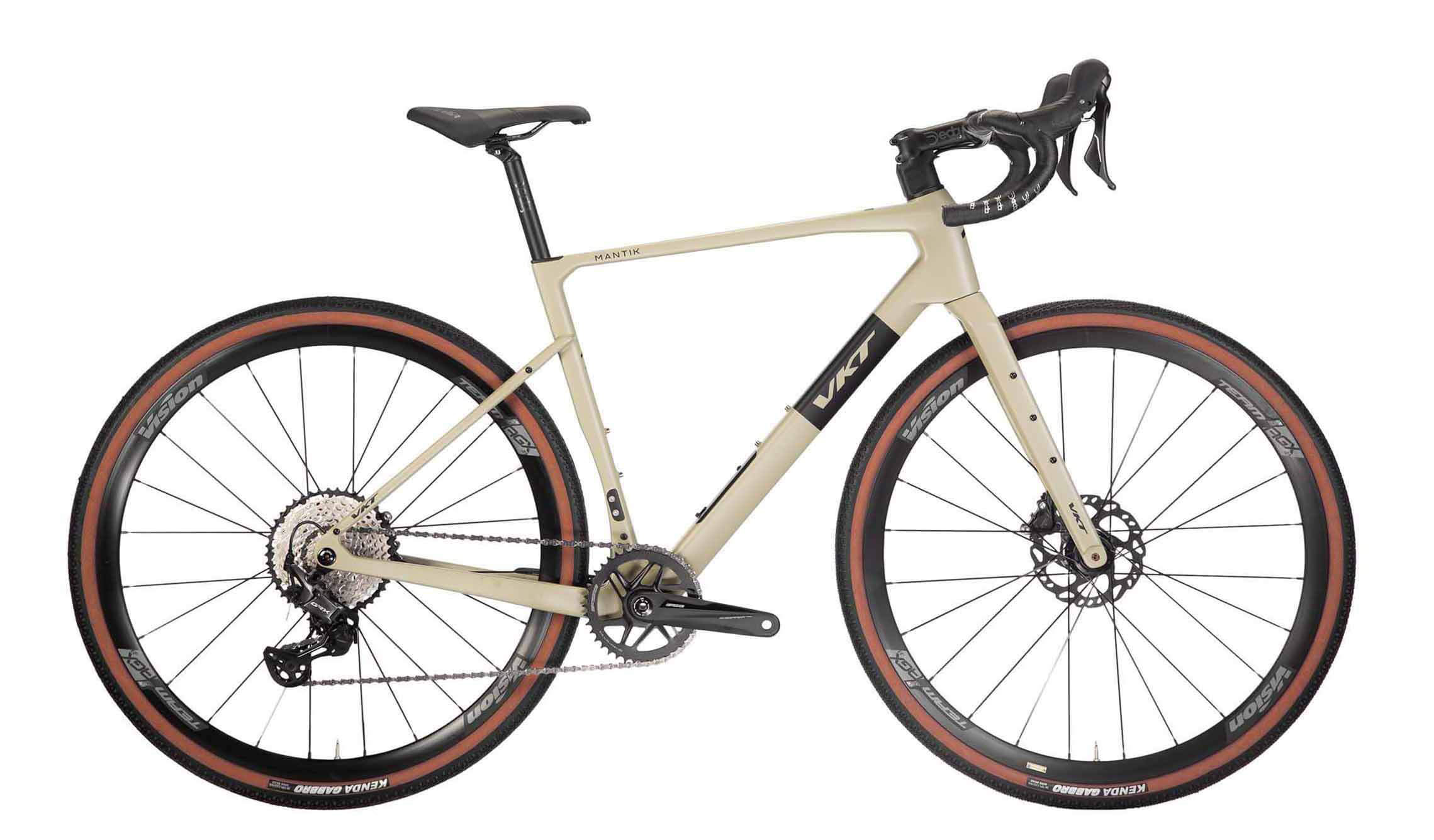 Bici Corsa Vektor Mantik Gravel Carbon GRX Di2 2x12V Sabbia