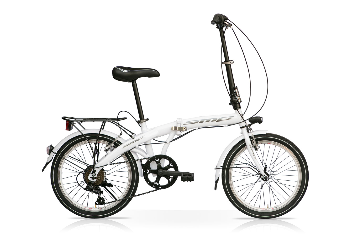 Bici Pieghevole SpeedCross Pocket Bike 20 6V Bianco