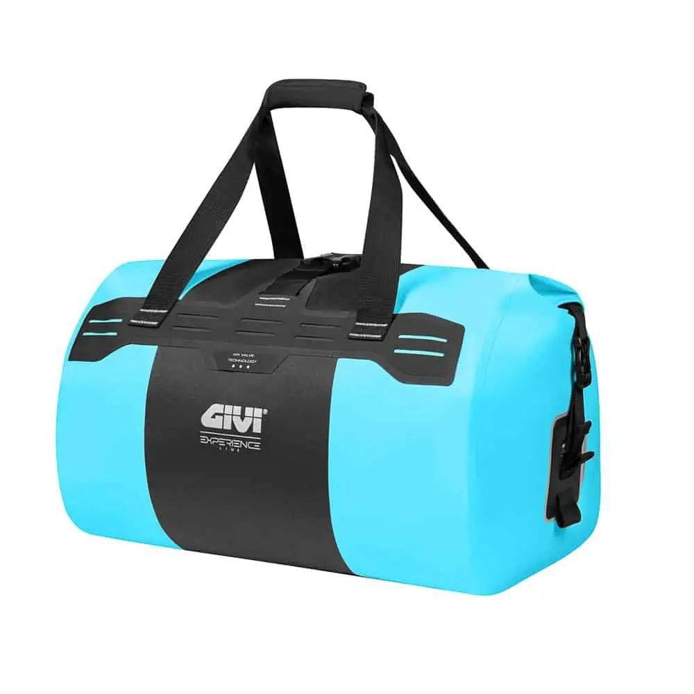 BORSONE GIVI-BIKE WANDERLUST IMPERMEABILE 40L AZZURRA