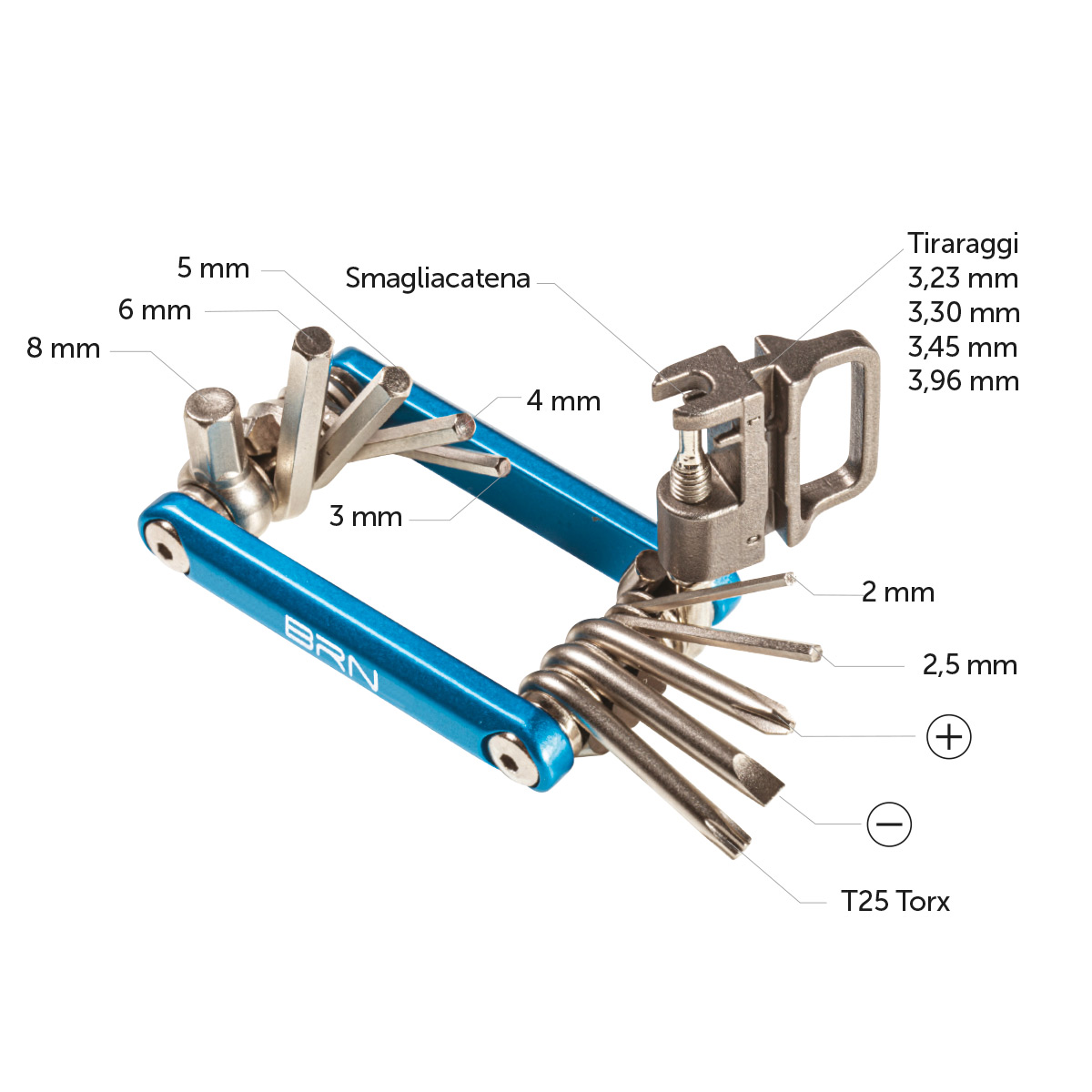 BRN MULTI TOOL 15 FUNZIONI