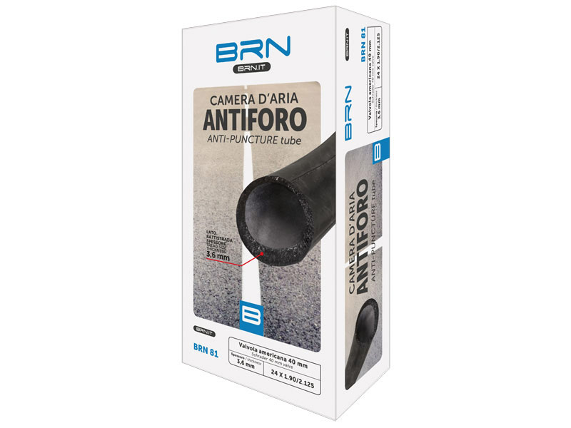 CAMERA BRN ANTIFORO 27,5x1.90-2.125 MTB VALVOLA AMERICANA 48 mm