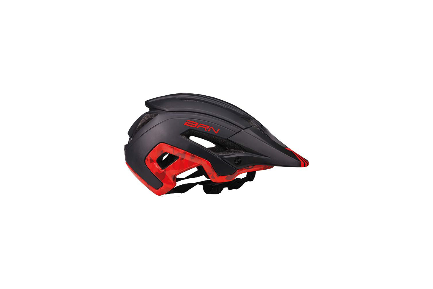 CASCO BRN SKEGGIA NERO-ROSSO