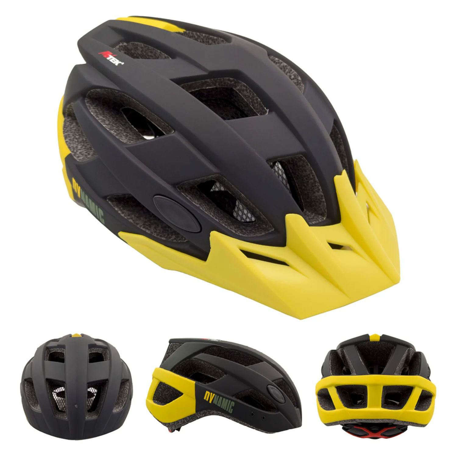 Casco Mvtek MTB Dynamic Nero Giallo