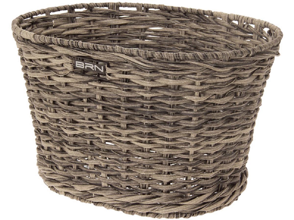 CESTO BRN VINTAGE OVALE GRIGIO ECO-RATTAN