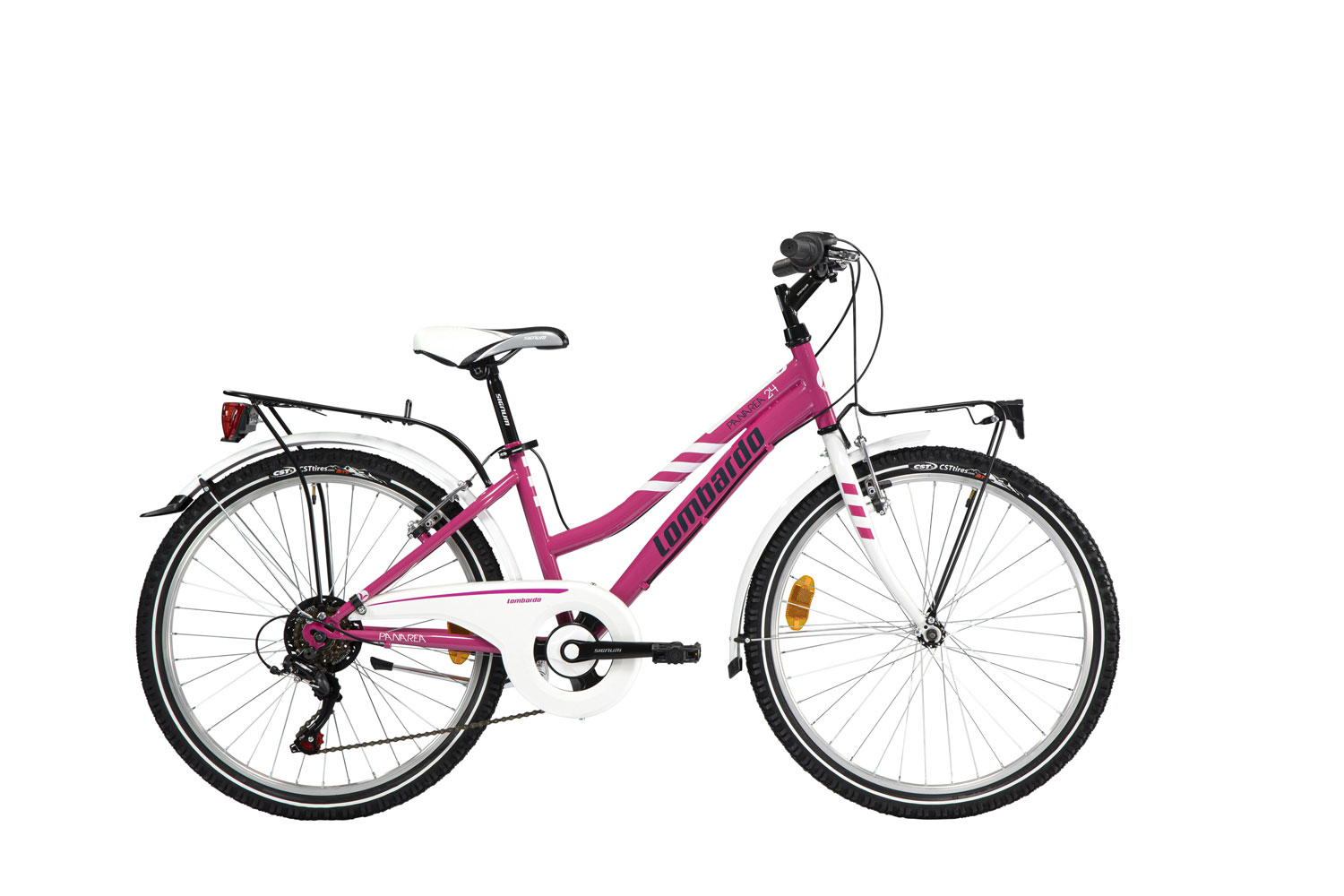 CITY BIKE LOMBARDO PANAREA CITY 24 6V FUCSIA LUCIDO