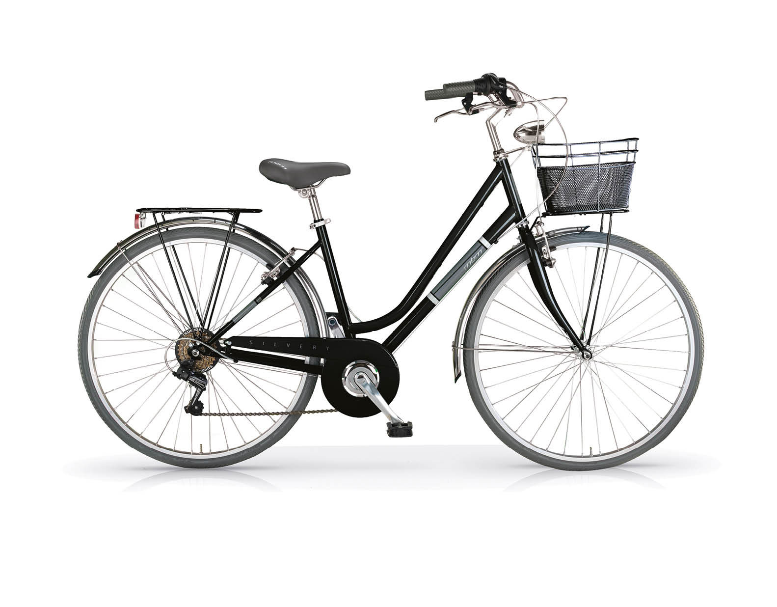 City Bike MBM Silvery 28 Donna 6V Nero