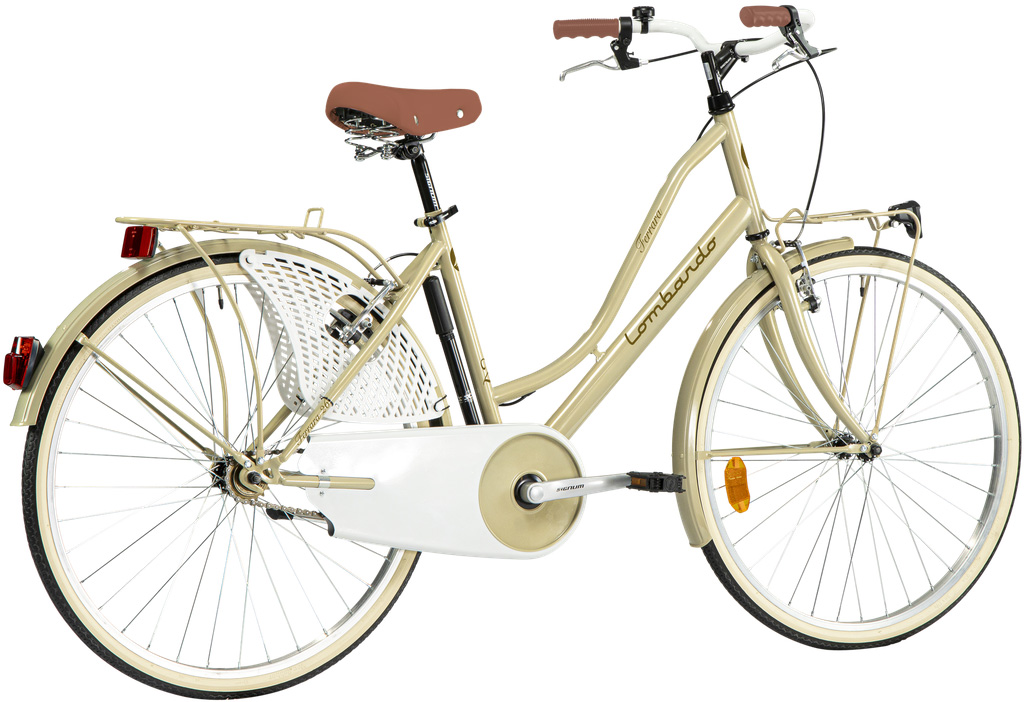 CITY BIKE VINTAGE LOMBARDO FERRARA AGEVOLE 26 1V AVORIO LUCIDO