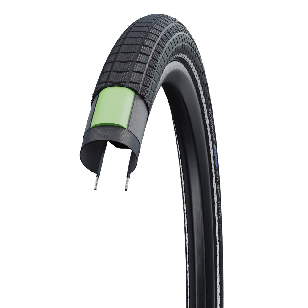 COP.ERTONE SCHWALBE BIG BEN PLUS 20x2.15 NERO MARRONE