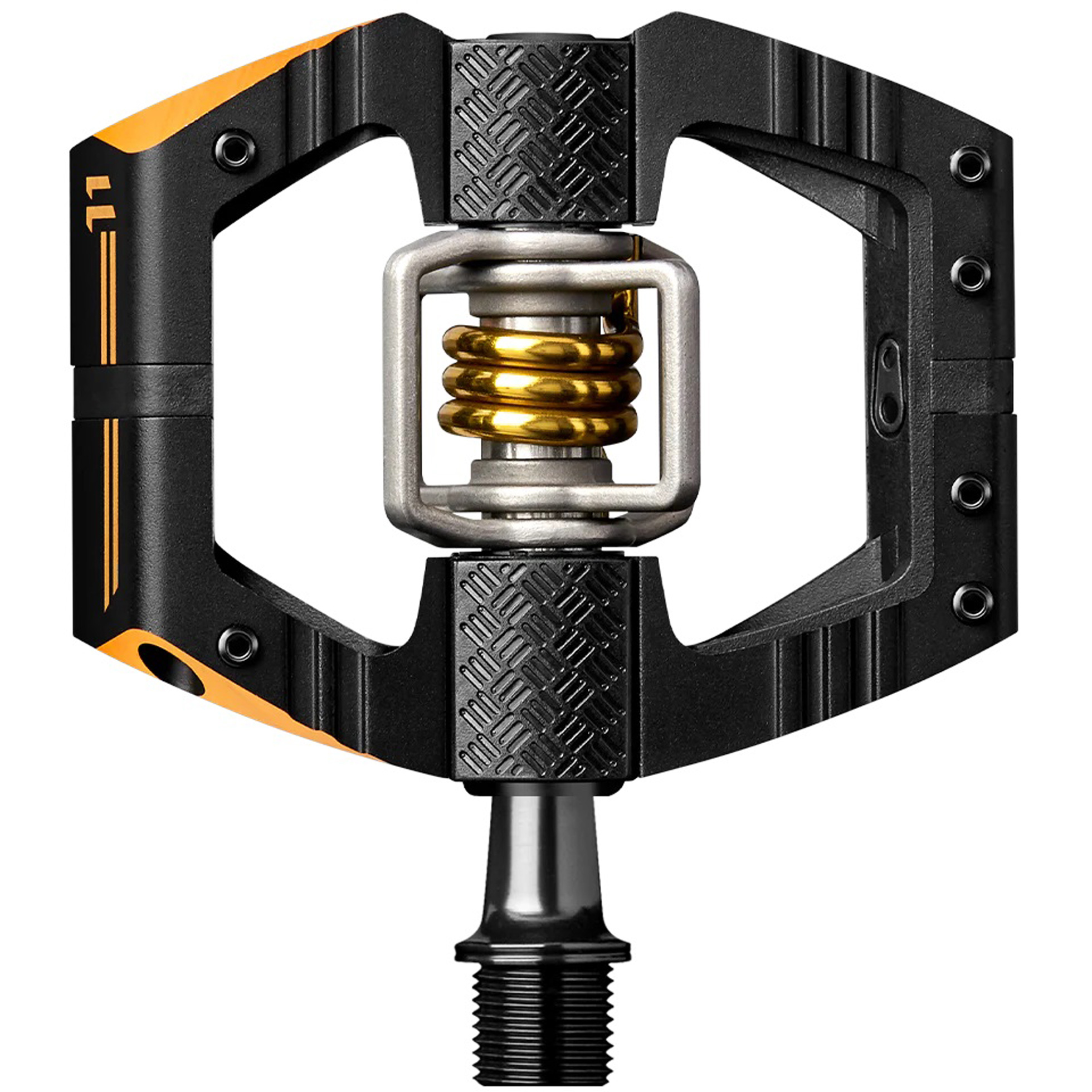 CRANKBROTHERS PEDALI MALLET E 11 NERO GOLD