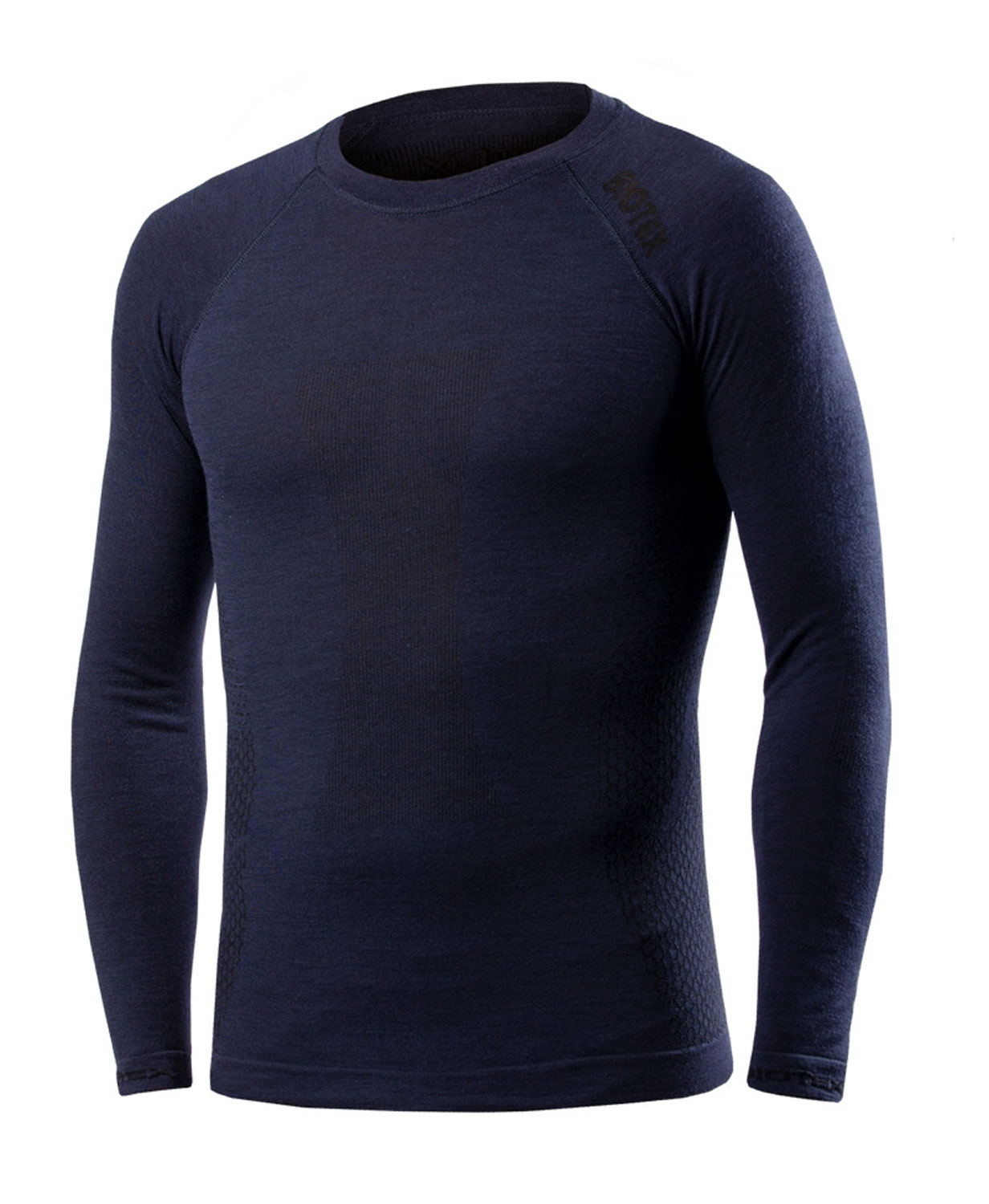 MAGLIA BIOTEX MANICA LUNGA CALORE MERINO BLU