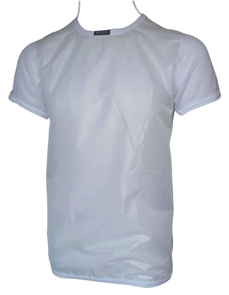 Maglietta Brynje Super Thermo T-Shirt N-Wind Front Bianca