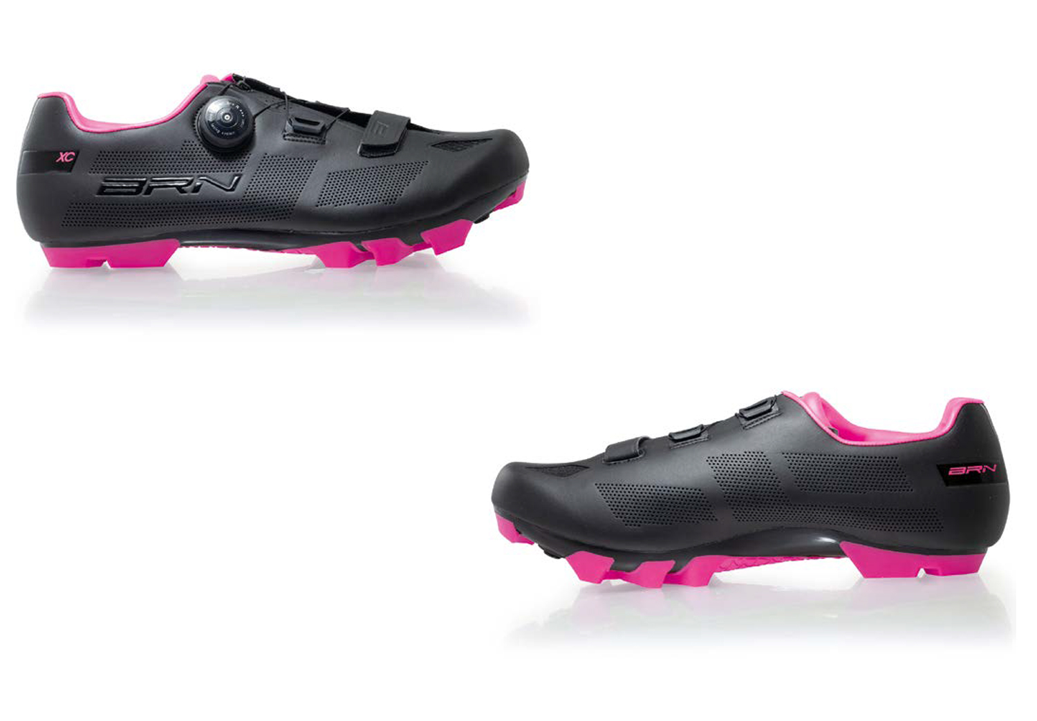 SCARPE BRN XC MTB NERE/FUCSIA FLUO