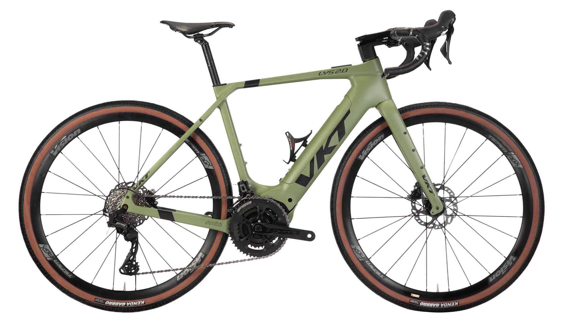 Vektor Lys 2.0 Carbon Gravel Shimano GRX 1x12V Disc Verde Militare