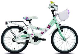 Bici Bambina Torpado Ketty 18 Steel 1V Bianco Verde