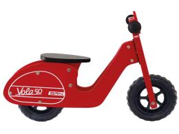 Bici Bambino BRN Senza Pedali Legno Vola 50 Rosso