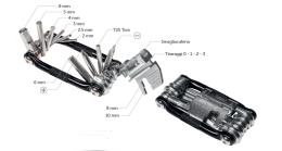 BRN MULTI SMART TOOL 17 FUNZIONI NERO