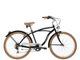 City Bike Cicli Adriatica Cruiser Uomo 26 6V TY21 Nero