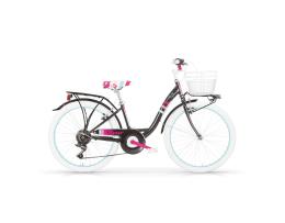 CITY BIKE MBM FLEUR 24 6V NERO