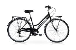 City Bike SpeedCross Antares Donna 28 18V Nero Bianco