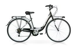 City Bike SpeedCross Fashion 26 6V Nero Bianco
