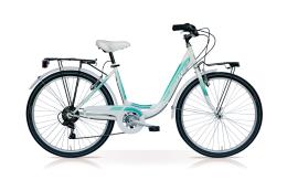 City Bike SpeedCross Fashion 28 6V Bianco Tiffany