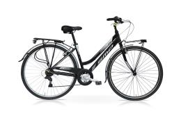 City Bike SpeedCross My Way Donna 28 7V Nero Bianco