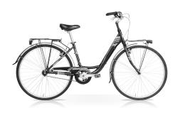 City Bike SpeedCross Venus 26 7V Nero Immagine Illustrativa