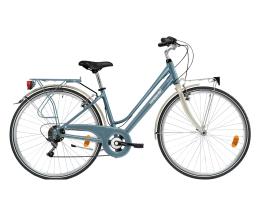 City Bike Trekking Lombardo Mirafiori 250 Agevole 28 6V Blu Grigio Opaco