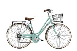 City Bike Vintage Cicli Adriatica Panarea 28 Donna 6V Verde Acqua