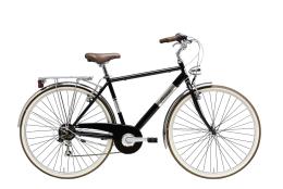 City Bike Vintage Cicli Adriatica Panarea 28 Uomo 6V Nero