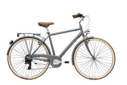 CITY BIKE VINTAGE CICLI ADRIATICA RETRO 28 UOMO 6V GRIGIA