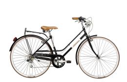 City Bike Vintage Cicli Adriatica Rondine 28 Donna 6V Nero