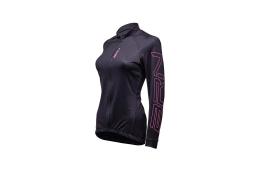 Maglia BRN Felpata Donna Nero Fucsia Fluo