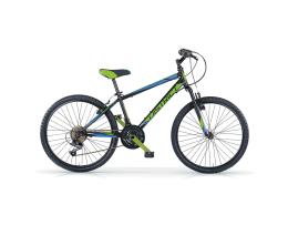 MTB MBM DISTRICT 24 SHIMANO RS36 18V NERO VERDE