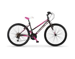 MTB MBM DISTRICT 27.5 DONNA SHIMANO RS36 18V NERO FUCSIA