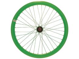 RUOTA BRN FIXED VERDE FLUO ANTERIORE