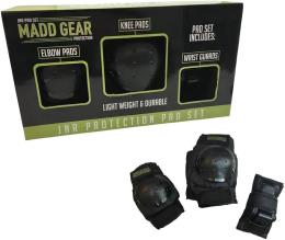 SET DI PROTEZIONI MADD GEAR JUNIOR NERE