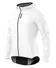 WINDJACKET BIOTEX 3d BOLLE CON CAPPUCCIO BIANCO