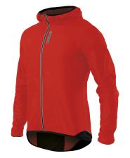 WINDJACKET BIOTEX 3d BOLLE CON CAPPUCCIO ROSSO